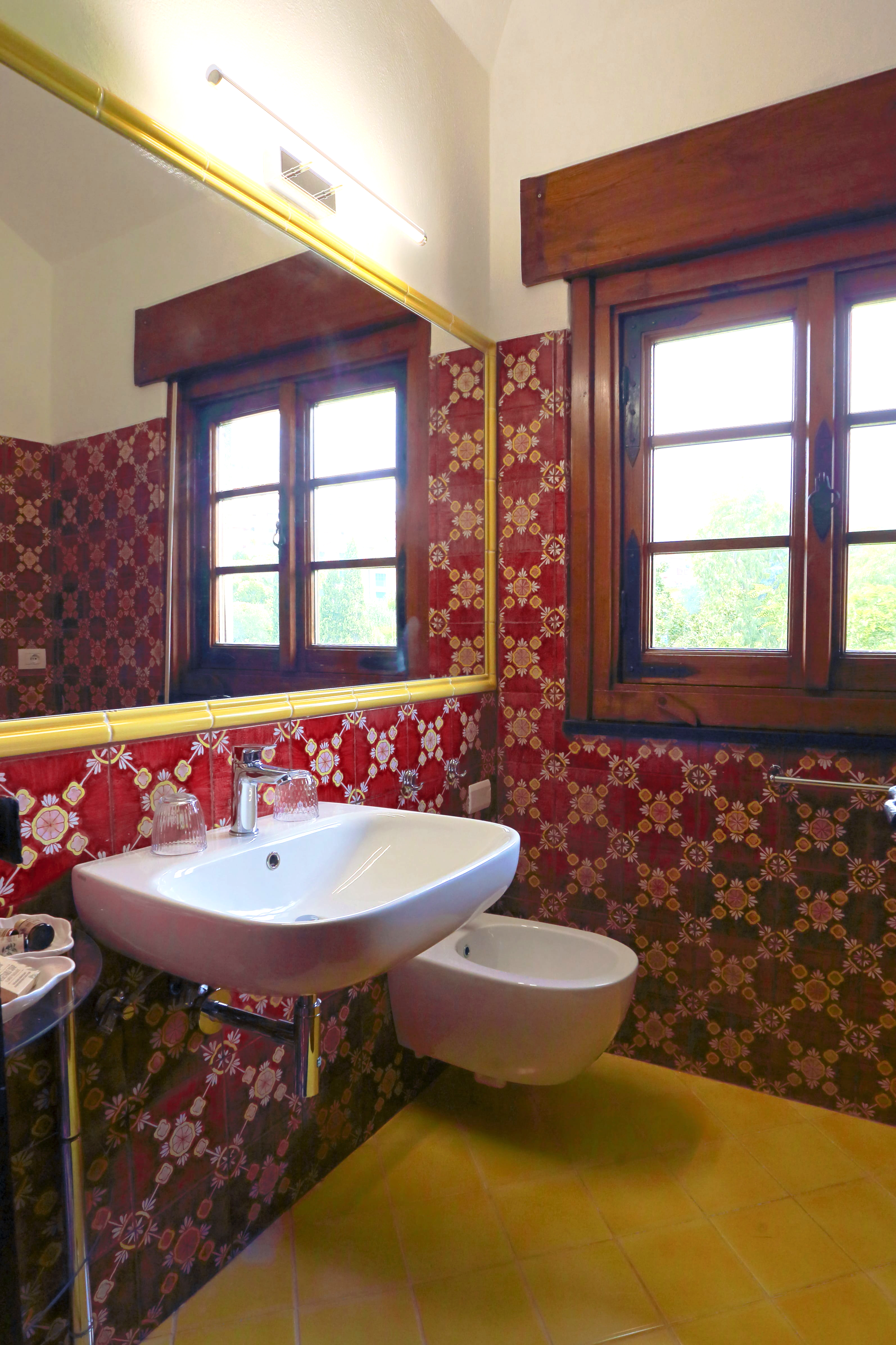 Red Room bathroom