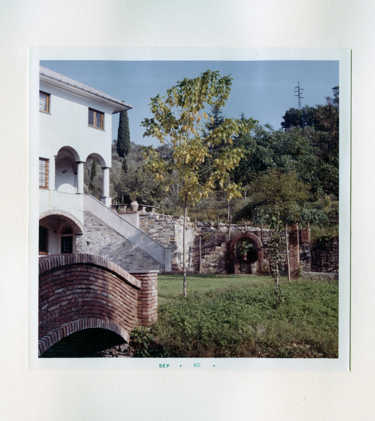 The entrance driveway, 1960